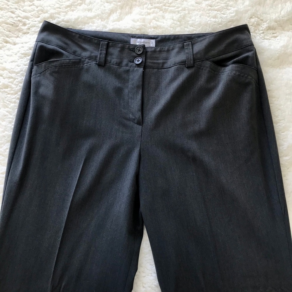 Dressbarn Dark Grey Dress Pants